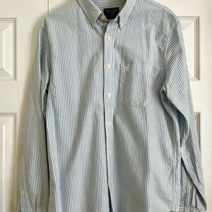 Abercrombie & Fitch A&F Light Blue Striped Shirt